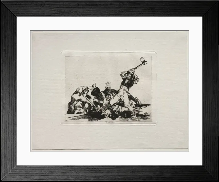 Framed Print : The Horrors of War: The Same. Creator: Francisco de Goya (Spanish, 1746-1828) Framed Print : The Horrors of War: The Same. Creator: Francisco de Goya (Spanish, 1746-1828)