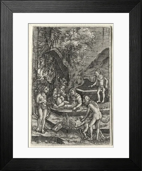 Framed Print : The Judgment of Paris, 1511. Creator: Albrecht Altdorfer (German, c. 1480-1538)