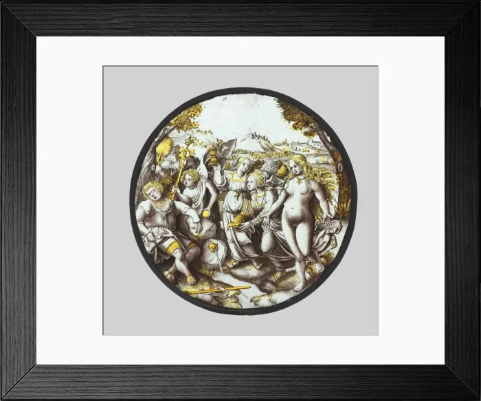 Framed Print : The Judgment of Paris, c. 1510-1520. Creator: Unknown Framed Print : The Judgment of Paris, c. 1510-1520. Creator: Unknown
