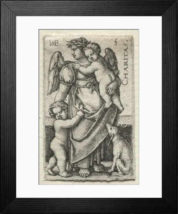 Framed Print : The Knowledge of God and the Seven Cardinal Virtues: Charity - Charitas Framed Print : The Knowledge of God and the Seven Cardinal Virtues: Charity - Charitas