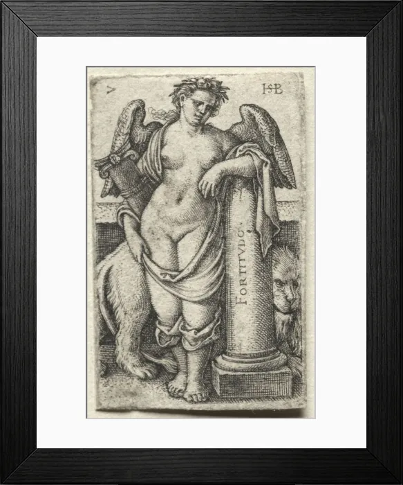 Framed Print : The Knowledge of God and the Seven Cardinal Virtues: Fortitude - Fortitudo. Creator Framed Print : The Knowledge of God and the Seven Cardinal Virtues: Fortitude - Fortitudo. Creator