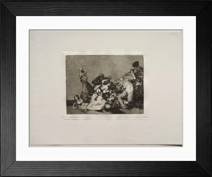 Framed Print : The Horrors of War: And They are Like Wild Beasts. Creator: Francisco de Goya (Spanish, 1746-1828) Framed Print : The Horrors of War: And They are Like Wild Beasts. Creator: Francisco de Goya (Spanish, 1746-1828)