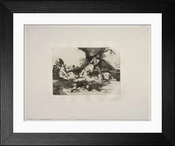 Framed Print : The Horrors of War: They Make Use of Them. Creator: Francisco de Goya (Spanish, 1746-1828) Framed Print : The Horrors of War: They Make Use of Them. Creator: Francisco de Goya (Spanish, 1746-1828)