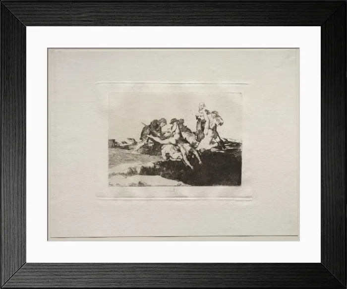 Framed Print : The Horrors of War: Charity, 1810. Creator: Francisco de Goya (Spanish, 1746-1828) Framed Print : The Horrors of War: Charity, 1810. Creator: Francisco de Goya (Spanish, 1746-1828)