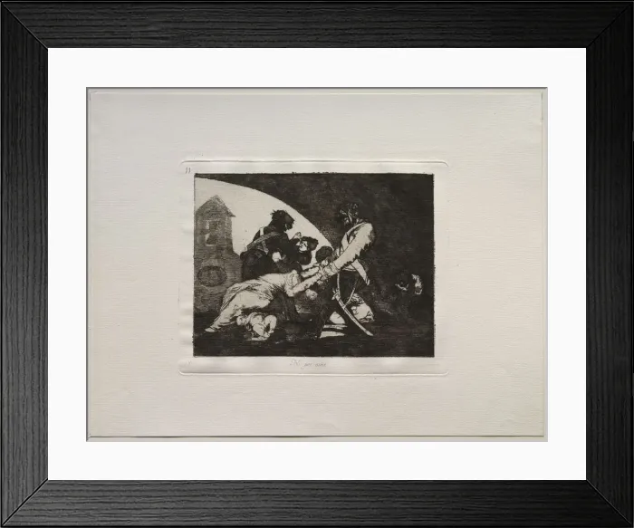 Framed Print : The Horrors of War: Neither Do These. Creator: Francisco de Goya (Spanish, 1746-1828) Framed Print : The Horrors of War: Neither Do These. Creator: Francisco de Goya (Spanish, 1746-1828)