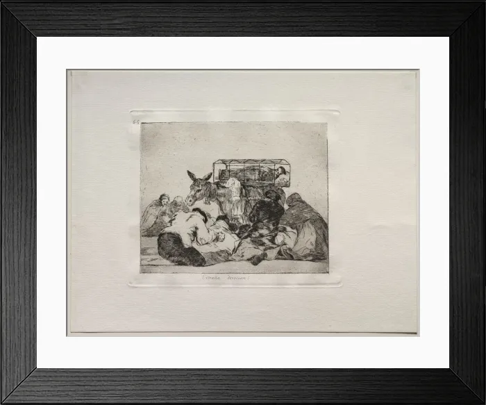 Framed Print : The Horrors of War: Strange Devotion!. Creator: Francisco de Goya (Spanish, 1746-1828) Framed Print : The Horrors of War: Strange Devotion!. Creator: Francisco de Goya (Spanish, 1746-1828)