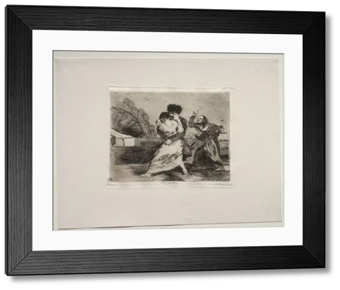 Framed Print : The Horrors of War: They Dont Like It. Creator: Francisco de Goya (Spanish, 1746-1828) Framed Print : The Horrors of War: They Dont Like It. Creator: Francisco de Goya (Spanish, 1746-1828)