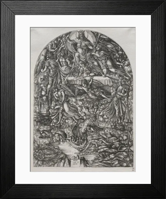 Framed Print : The Apocalypse: The Opening of the Seventh Seal, 1561. Creator: Jean Duvet (French, 1485-1561) Framed Print : The Apocalypse: The Opening of the Seventh Seal, 1561. Creator: Jean Duvet (French, 1485-1561)