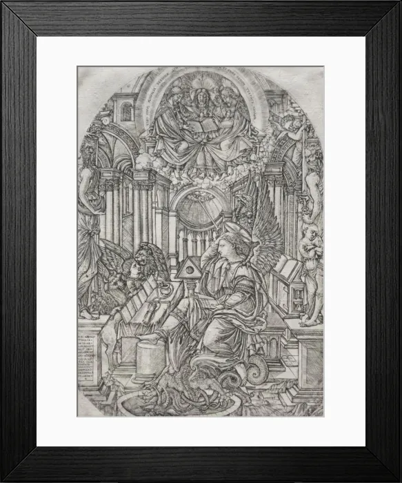 Framed Print : The Apocalypse: The Revelation of Saint John the Evangelist. Creator: Jean Duvet (French Framed Print : The Apocalypse: The Revelation of Saint John the Evangelist. Creator: Jean Duvet (French