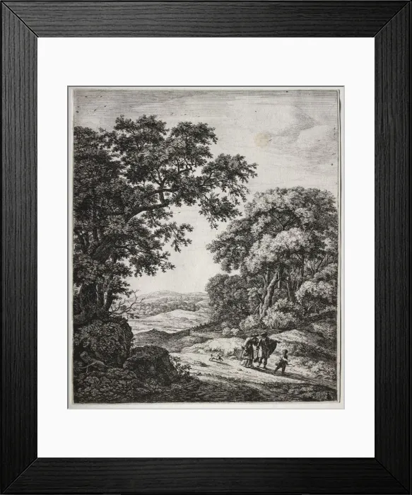 Framed Print : the banishment of Hagar and Ishmael. Creator: Anthonie Waterloo (Dutch, 1609 / 10-1690) Framed Print : the banishment of Hagar and Ishmael. Creator: Anthonie Waterloo (Dutch, 1609 / 10-1690)
