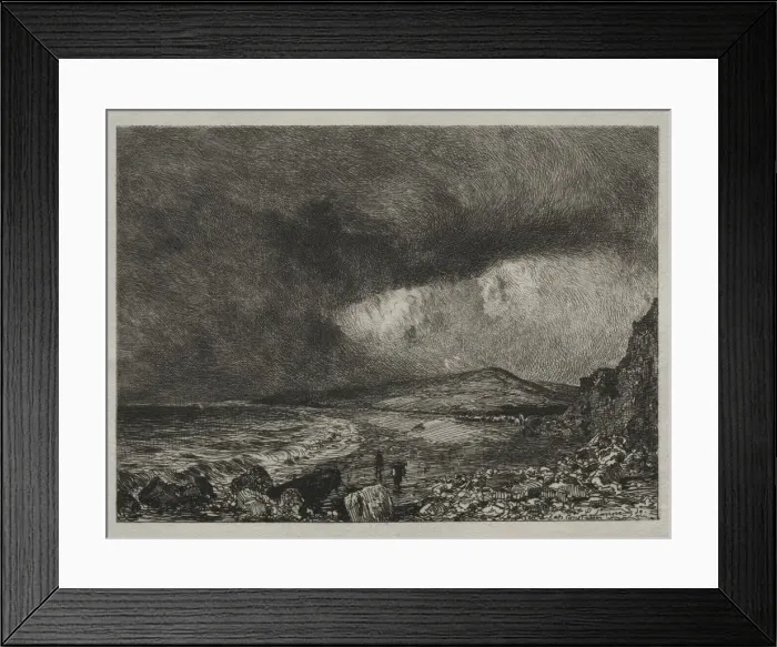Framed Print : The Bay of Weymouth. Creator: Maxime Lalanne (French, 1827-1886) Framed Print : The Bay of Weymouth. Creator: Maxime Lalanne (French, 1827-1886)