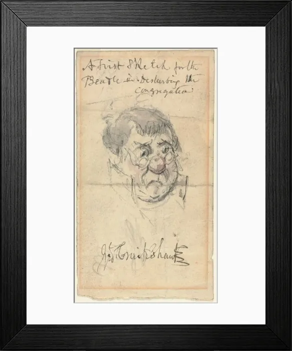 Framed Print : The Beadle. Creator: George Cruikshank (British, 1792-1878) Framed Print : The Beadle. Creator: George Cruikshank (British, 1792-1878)