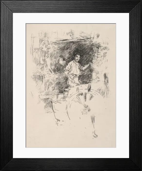 Framed Print : The Blacksmith, 1895. Creator: James McNeill Whistler (American, 1834-1903) Framed Print : The Blacksmith, 1895. Creator: James McNeill Whistler (American, 1834-1903)