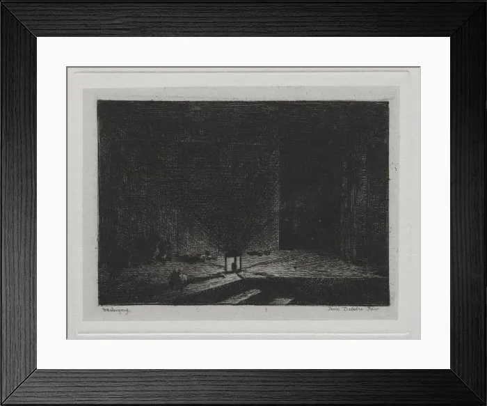 Framed Print : The Boat Trip: Interior of an Inn (The Corridor of an Inn), 1861 Framed Print : The Boat Trip: Interior of an Inn (The Corridor of an Inn), 1861