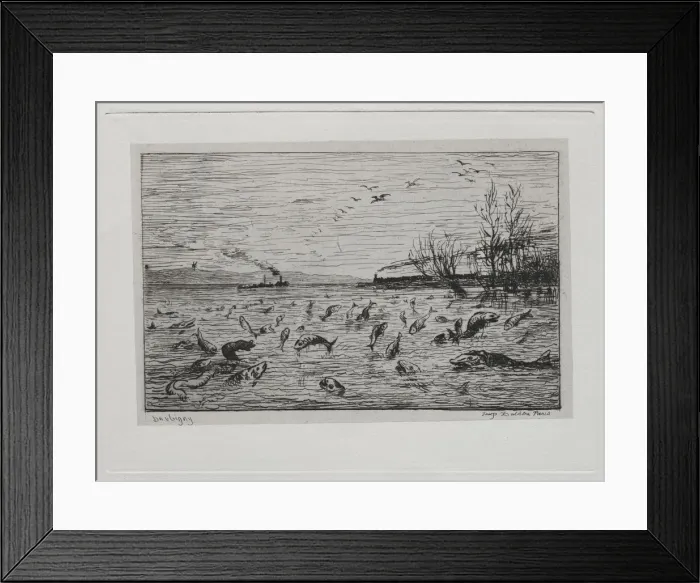 Framed Print : The Boat Trip: Rejoicing of the Fish at the Departure of the Cabin Boy (The Fish), 1861 Framed Print : The Boat Trip: Rejoicing of the Fish at the Departure of the Cabin Boy (The Fish), 1861