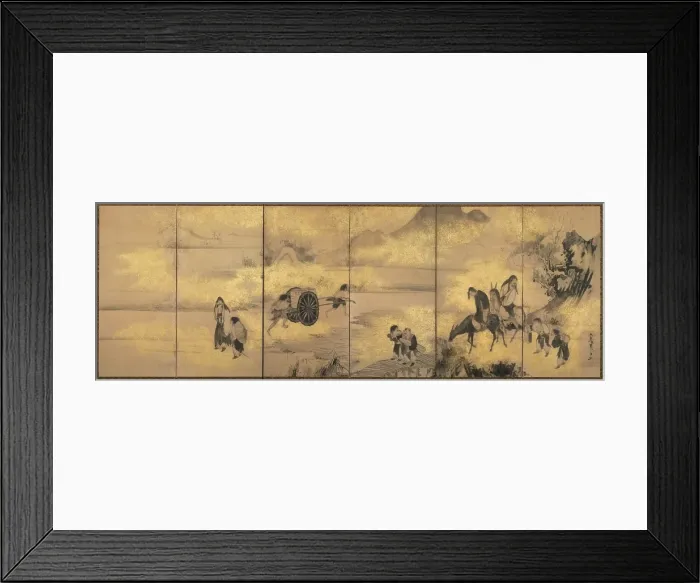Framed Print : The Eight Immortals of the Wine Cup, later 1700s. Creator: Soga Shohaku (Japanese, 1730-1781) Framed Print : The Eight Immortals of the Wine Cup, later 1700s. Creator: Soga Shohaku (Japanese, 1730-1781)