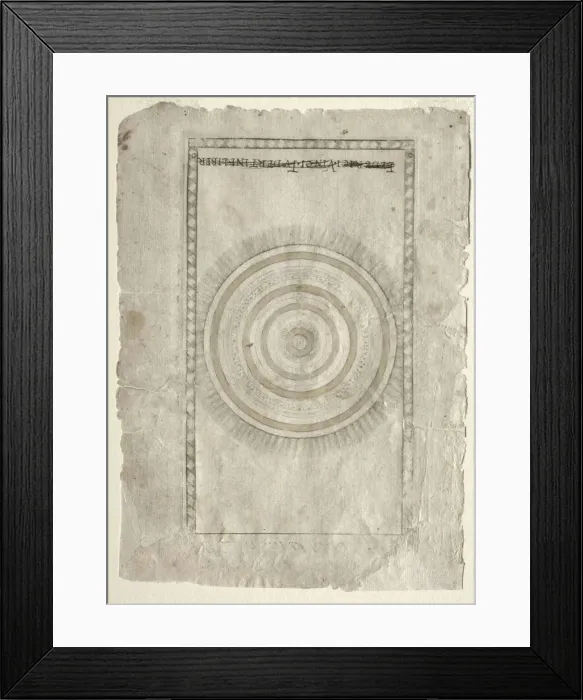 Framed Print : The Empyrean Sphere (from the Tarocchi, series A Framed Print : The Empyrean Sphere (from the Tarocchi, series A