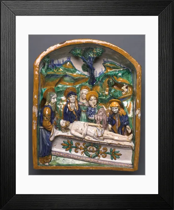 Framed Print : The Entombment, late 1400s. Creator: Unknown