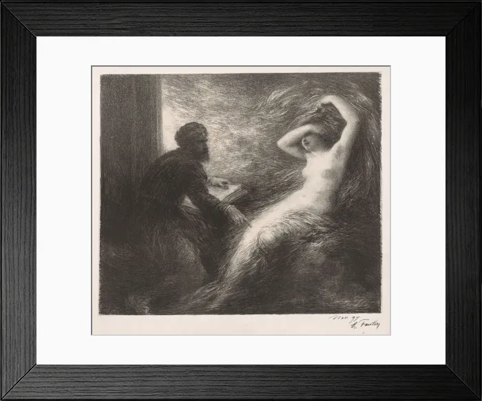 Framed Print : The Evocation of Kundry, 1898. Creator: Henri Fantin-Latour (French, 1836-1904) Framed Print : The Evocation of Kundry, 1898. Creator: Henri Fantin-Latour (French, 1836-1904)