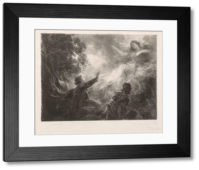 Framed Print : The Fairy of the Alps, 1873. Creator: Henri Fantin-Latour (French, 1836-1904) Framed Print : The Fairy of the Alps, 1873. Creator: Henri Fantin-Latour (French, 1836-1904)