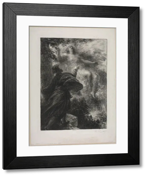 Framed Print : The Fairy of the Alps, 1885. Creator: Henri Fantin-Latour (French, 1836-1904) Framed Print : The Fairy of the Alps, 1885. Creator: Henri Fantin-Latour (French, 1836-1904)