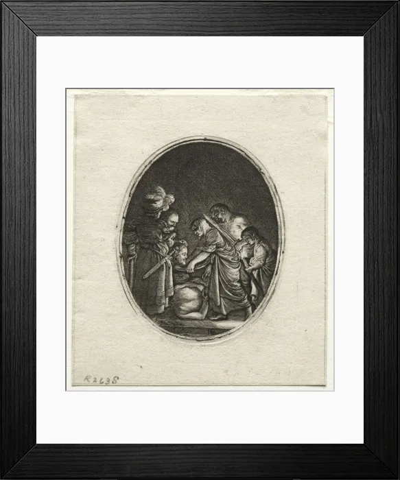 Framed Print : The Beheading of Saint John the Baptist. Creator: Hendrik Goudt (Dutch, 1585-1630) Framed Print : The Beheading of Saint John the Baptist. Creator: Hendrik Goudt (Dutch, 1585-1630)