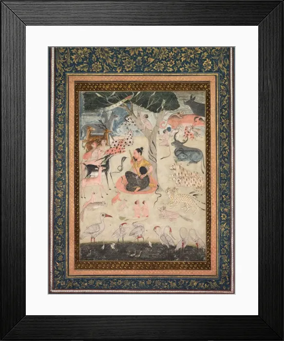 Framed Print : The Attractions of Music, c. 1680. Creator: Unknown Framed Print : The Attractions of Music, c. 1680. Creator: Unknown