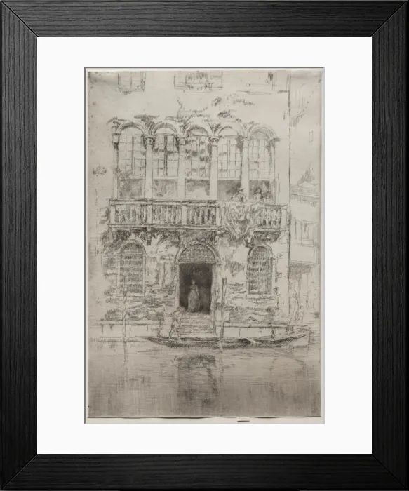 Framed Print : The Balcony, c. 1880. Creator: James McNeill Whistler (American, 1834-1903) Framed Print : The Balcony, c. 1880. Creator: James McNeill Whistler (American, 1834-1903)