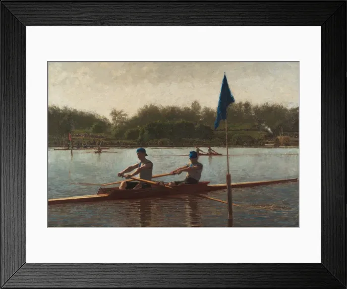 Framed Print : The Biglin Brothers Turning the Stake, 1873. Creator: Thomas Eakins (American, 1844-1916) Framed Print : The Biglin Brothers Turning the Stake, 1873. Creator: Thomas Eakins (American, 1844-1916)