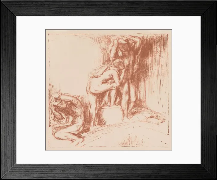 Framed Print : The Bath, 1905. Creator: Charles Hasslewood Shannon (British, 1863-1937) Framed Print : The Bath, 1905. Creator: Charles Hasslewood Shannon (British, 1863-1937)