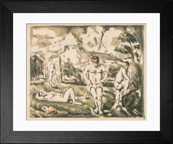 Framed Print : The Bathers. Creator: Paul Cezanne (French, 1839-1906) Framed Print : The Bathers. Creator: Paul Cezanne (French, 1839-1906)