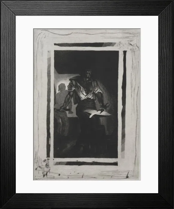 Framed Print : The Blacksmith. Creator: Eugene Delacroix (French, 1798-1863) Framed Print : The Blacksmith. Creator: Eugene Delacroix (French, 1798-1863)