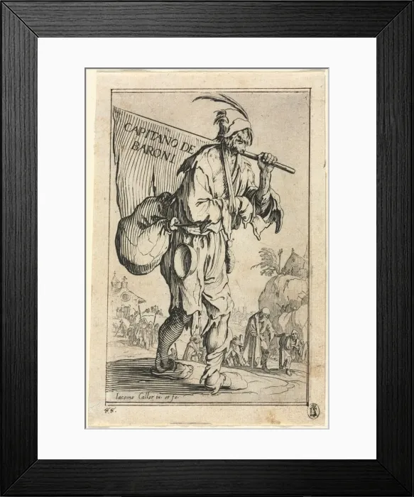 Framed Print : The Beggars, c. 1623. Creator: Jacques Callot (French, 1592-1635) Framed Print : The Beggars, c. 1623. Creator: Jacques Callot (French, 1592-1635)