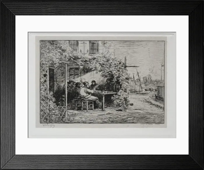 Framed Print : The Boat Trip: The Lunch before Going Aboard at Asnieres, 1861 Framed Print : The Boat Trip: The Lunch before Going Aboard at Asnieres, 1861