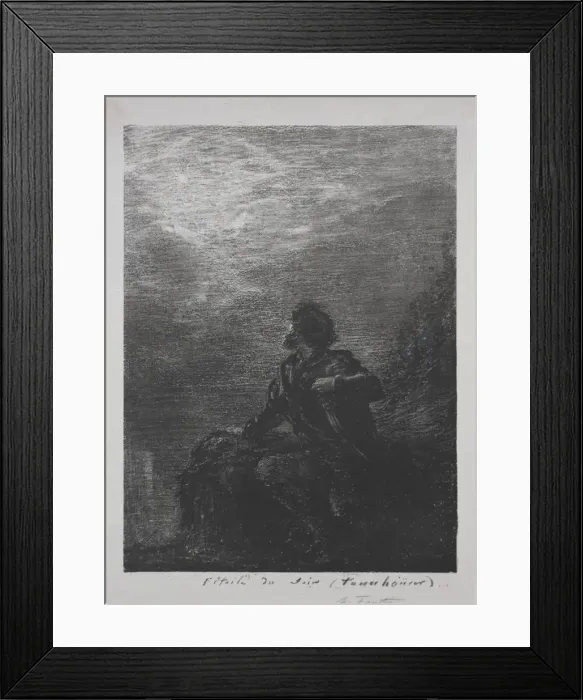 Framed Print : The Evening Star, 1877. Creator: Henri Fantin-Latour (French, 1836-1904) Framed Print : The Evening Star, 1877. Creator: Henri Fantin-Latour (French, 1836-1904)
