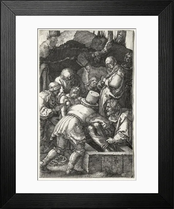Framed Print : The Entombment, 1512. Creator: Albrecht Dürer (German, 1471-1528) Framed Print : The Entombment, 1512. Creator: Albrecht Dürer (German, 1471-1528)