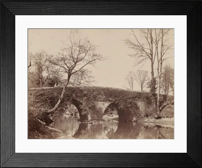 Framed Print : The Country Bridge (Staplylton Bridge, Bristol), c. 1854- 1857. Creator: John Dillwyn Llewelyn Framed Print : The Country Bridge (Staplylton Bridge, Bristol), c. 1854- 1857. Creator: John Dillwyn Llewelyn