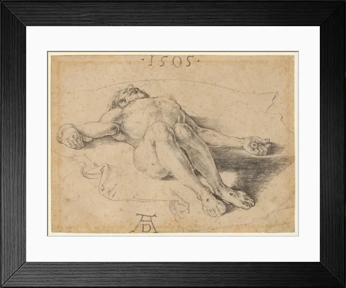 Framed Print : The Dead Christ, 1505. Creator: Albrecht Dürer (German, 1471-1528) Framed Print : The Dead Christ, 1505. Creator: Albrecht Dürer (German, 1471-1528)