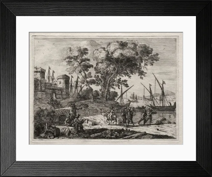 Framed Print : The Draughtsman. Creator: Claude Lorrain (French, 1604-1682) Framed Print : The Draughtsman. Creator: Claude Lorrain (French, 1604-1682)