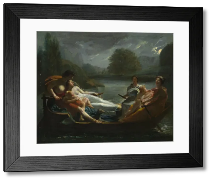 Framed Print : The Dream of Happiness, after 1819. Creator: Pierre-Paul Prud hon (French, 1758-1823), imitator of Framed Print : The Dream of Happiness, after 1819. Creator: Pierre-Paul Prud hon (French, 1758-1823), imitator of