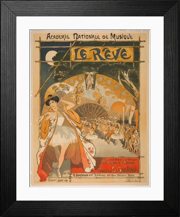 Framed Print : The Dream, 1891. Creator: Theophile Alexandre Steinlen (Swiss, 1859-1923); G Framed Print : The Dream, 1891. Creator: Theophile Alexandre Steinlen (Swiss, 1859-1923); G