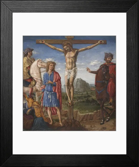 Framed Print : The Crucifixion, 1470s. Creator: Matteo di Giovanni (Italian, c. 1435-1495) Framed Print : The Crucifixion, 1470s. Creator: Matteo di Giovanni (Italian, c. 1435-1495)