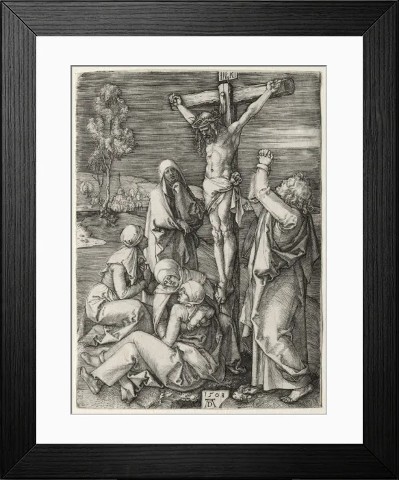 Framed Print : The Crucifixion, 1508. Creator: Albrecht Dürer (German, 1471-1528) Framed Print : The Crucifixion, 1508. Creator: Albrecht Dürer (German, 1471-1528)