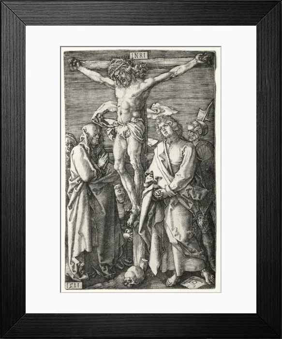Framed Print : The Crucifixion, 1511. Creator: Albrecht Dürer (German, 1471-1528) Framed Print : The Crucifixion, 1511. Creator: Albrecht Dürer (German, 1471-1528)