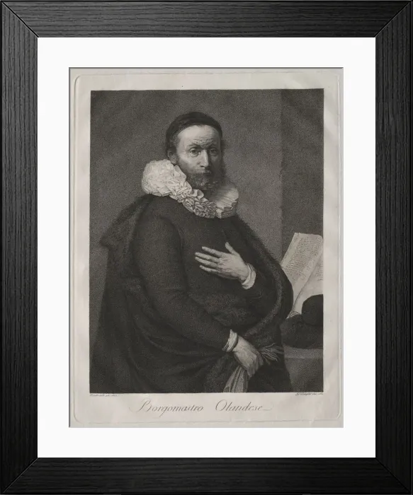 Framed Print : The Dutch Burgomaster, 1811. Creator: Giuseppe Longhi (Italian, 1766-1831) Framed Print : The Dutch Burgomaster, 1811. Creator: Giuseppe Longhi (Italian, 1766-1831)