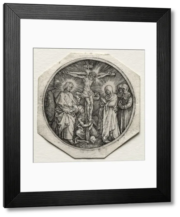 Framed Print : The Crucifixion, c. 1518. Creator: Albrecht Dürer (German, 1471-1528)