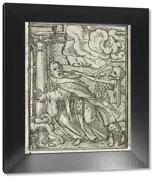 The Dance of Death: The Mendicant Friar; The Nun. Creator: Hans Holbein (German, 1497  /  98-1543)