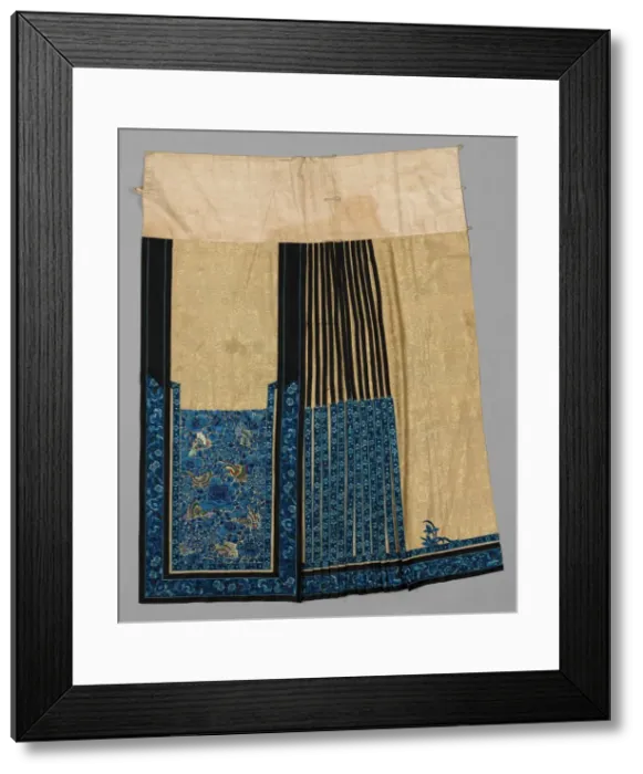 Framed Print : Skirt (Part 1), late 1870s - early 1880s. Creator: Unknown Framed Print : Skirt (Part 1), late 1870s - early 1880s. Creator: Unknown