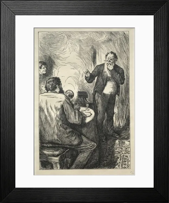 Framed Print : Smoking Strictly Prohibited. Creator: Charles Samuel Keene (British, 1823-1891) Framed Print : Smoking Strictly Prohibited. Creator: Charles Samuel Keene (British, 1823-1891)