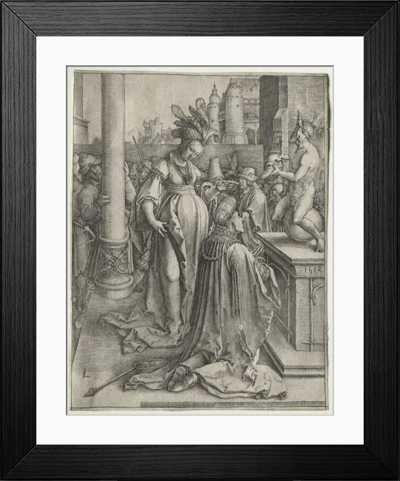 Framed Print : Solomons Idolotry, 1514. Creator: Lucas van Leyden (Dutch, 1494-1533) Framed Print : Solomons Idolotry, 1514. Creator: Lucas van Leyden (Dutch, 1494-1533)